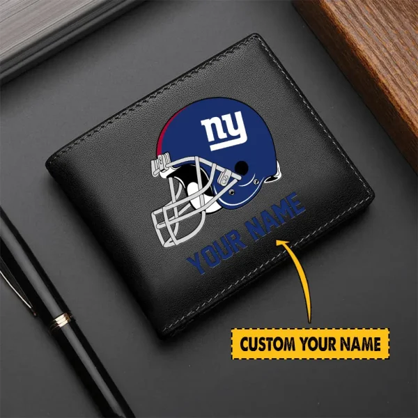 New York Giants Men Leather Wallet For Fan - Limited Edition
