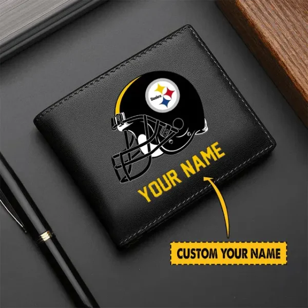Pittsburgh Steelers Men Leather Wallet For Fan - Limited Edition