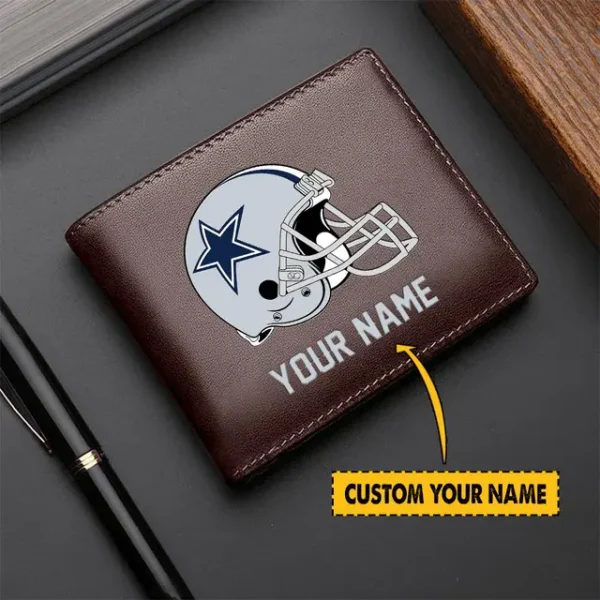 Dallas Cowboys Men Leather Wallet For Fan - Limited Edition - Image 2