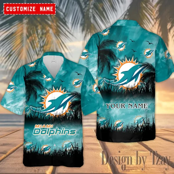 Miami Dolphins Hawaii Shirt New Gift For Summer 2025 AZHWS871