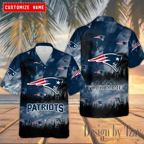New England Patriots Hawaii Shirt New Gift For Summer 2025 AZHWS873