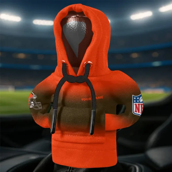 Cleveland Browns Automotive Hoodie Shift Knob Cover SPTAHSKC012