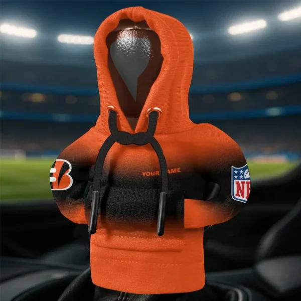Cincinnati Bengals Automotive Hoodie Shift Knob Cover SPTAHSKC021