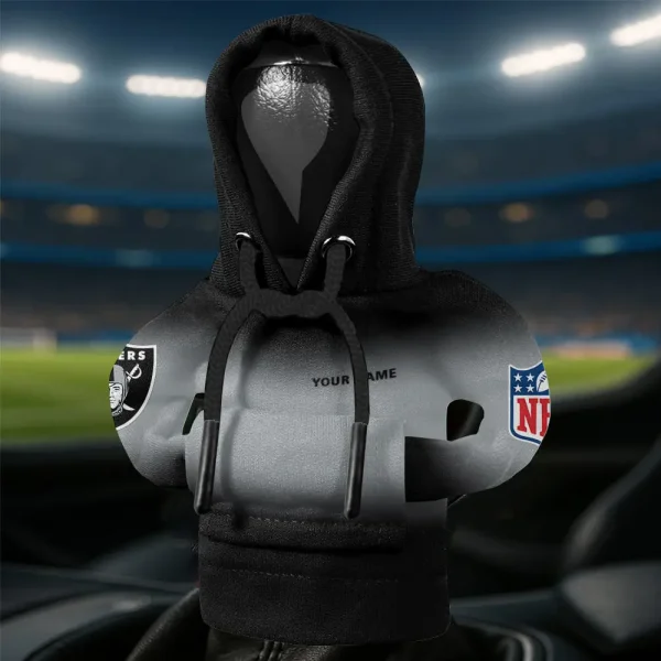 Las Vegas Raiders Automotive Hoodie Shift Knob Cover SPTAHSKC032