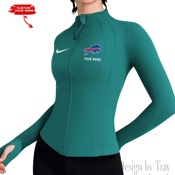 Buffalo Bills Women Athletic Jackets Cottony-Soft Full Zip Slim Fit Workout Running Jacket 2025 SPTWAJ039 - Image 5