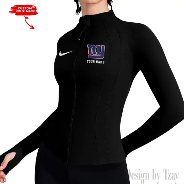 New York Giants Women Athletic Jackets Cottony-Soft Full Zip Slim Fit Workout Running Jacket 2025 SPTWAJ059