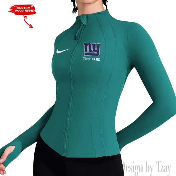 New York Giants Women Athletic Jackets Cottony-Soft Full Zip Slim Fit Workout Running Jacket 2025 SPTWAJ059 - Image 5