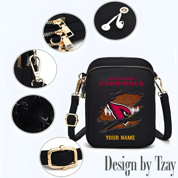 Arizona Cardinals New Style 2025 Ladies Crossbody Bag With Adjustable Strap S9CBB375 - Image 2
