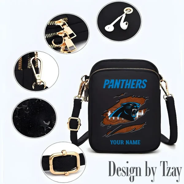 Carolina Panthers New Style 2025 Ladies Crossbody Bag With Adjustable Strap S9CBB379 - Image 2