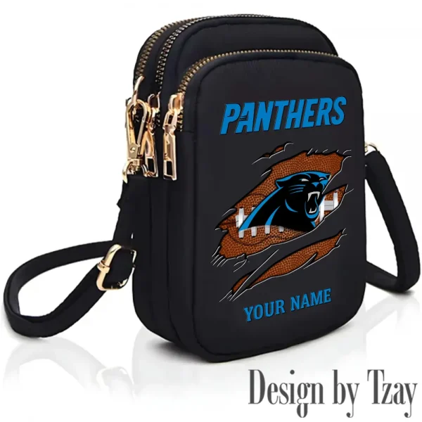 Carolina Panthers New Style 2025 Ladies Crossbody Bag With Adjustable Strap S9CBB379