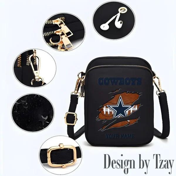 Dallas Cowboys New Style 2025 Ladies Crossbody Bag With Adjustable Strap S9CBB383 - Image 3