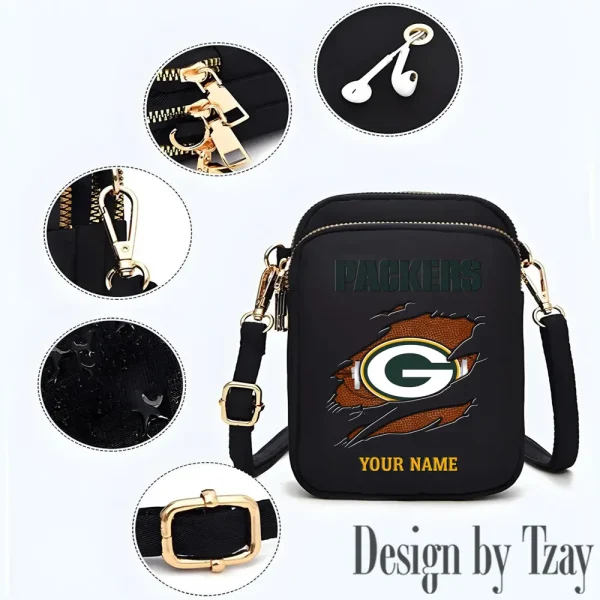 Green Bay Packers New Style 2025 Ladies Crossbody Bag With Adjustable Strap S9CBB386 - Image 2