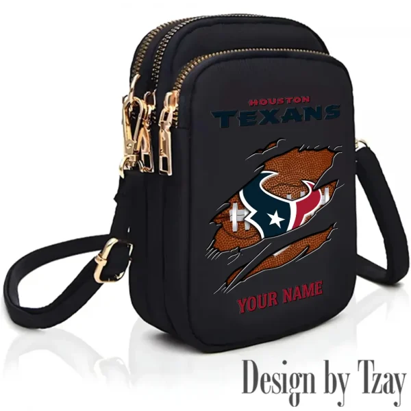 Houston Texans New Style 2025 Ladies Crossbody Bag With Adjustable Strap S9CBB387