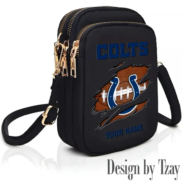 Indianapolis Colts New Style 2025 Ladies Crossbody Bag With Adjustable Strap S9CBB388