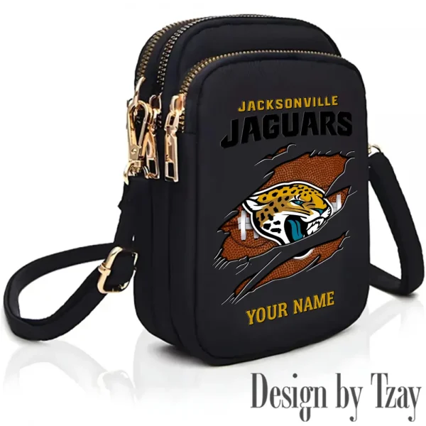 Jacksonville Jaguars New Style 2025 Ladies Crossbody Bag With Adjustable Strap S9CBB389
