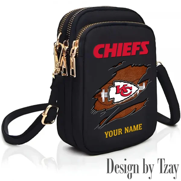 Kansas City Chiefs New Style 2025 Ladies Crossbody Bag With Adjustable Strap S9CBB390