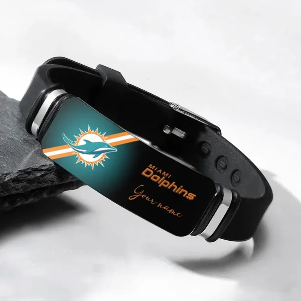 Miami Dolphins Personalized Special Bracelet