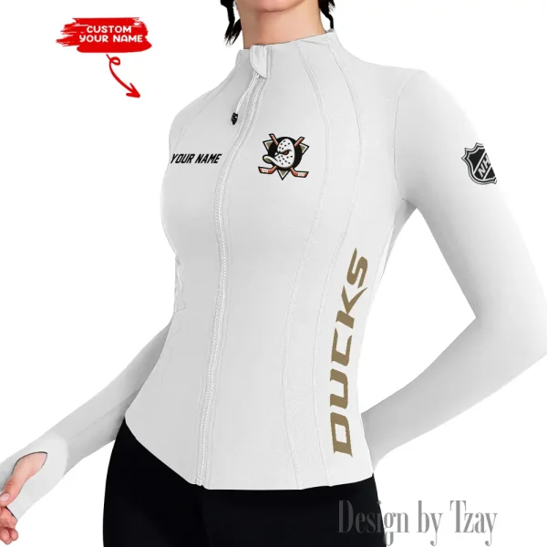 Anaheim Ducks Women Athletic Jackets Cottony-Soft Full Zip Slim Fit Workout Running Jacket 2025 SPTWAJ065 - Image 4