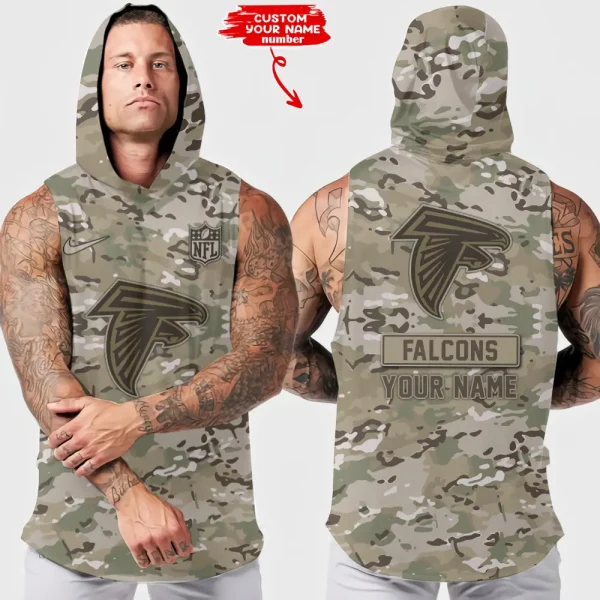Atlanta Falcons Sleeveless Pullover Hoodie Trending 2025 AZHTT205