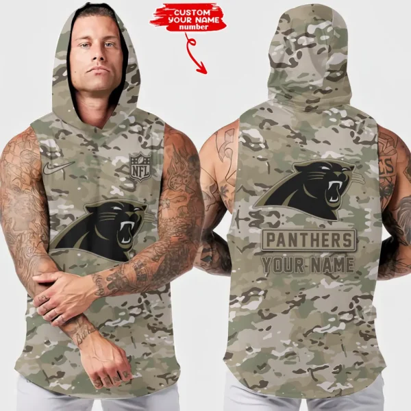 Carolina Panthers Sleeveless Pullover Hoodie Trending 2025 AZHTT208