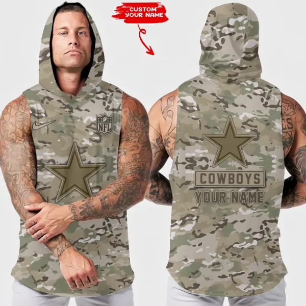 Dallas Cowboys Sleeveless Pullover Hoodie Trending 2025 AZHTT212