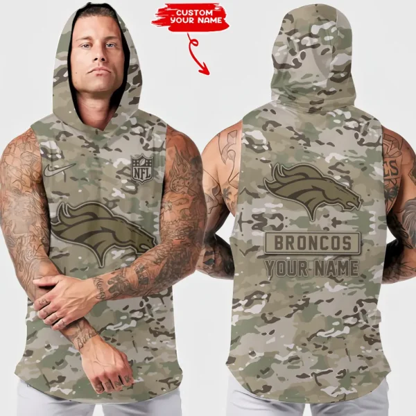 Denver Broncos Sleeveless Pullover Hoodie Trending 2025 AZHTT213