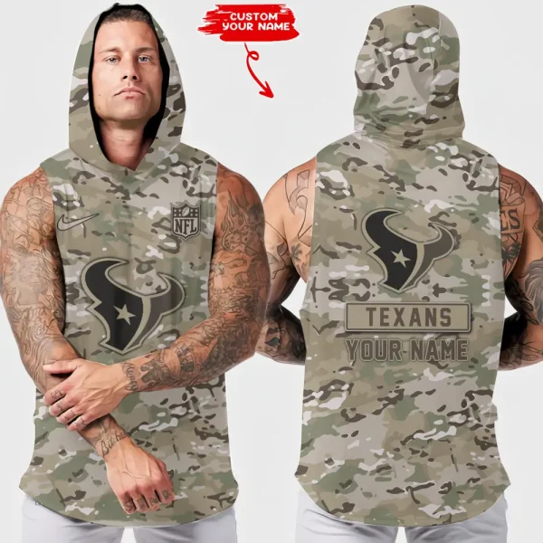 Houston Texans Sleeveless Pullover Hoodie Trending 2025 AZHTT216