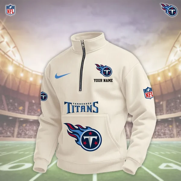 Tennessee Titans Pullover Half Zipper - Image 3