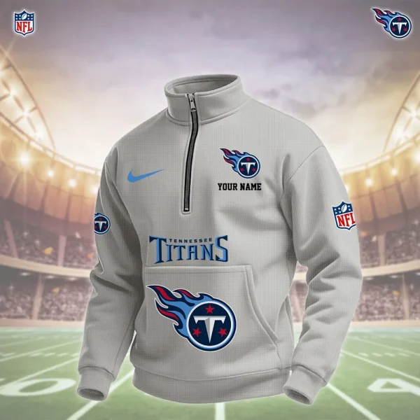 Tennessee Titans Pullover Half Zipper - Image 4