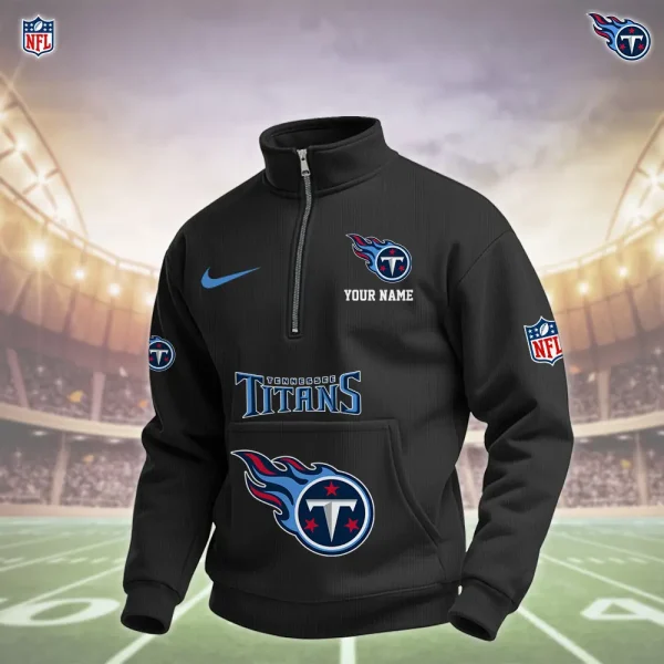 Tennessee Titans Pullover Half Zipper - Image 6