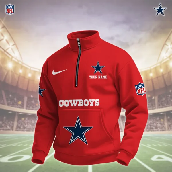 Dallas Cowboys Pullover Half Zipper - Image 7