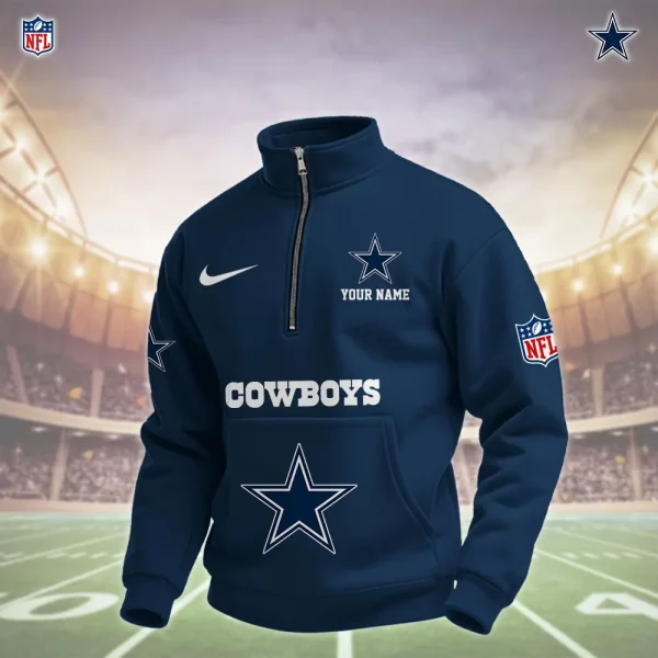 Dallas Cowboys Pullover Half Zipper - Image 2