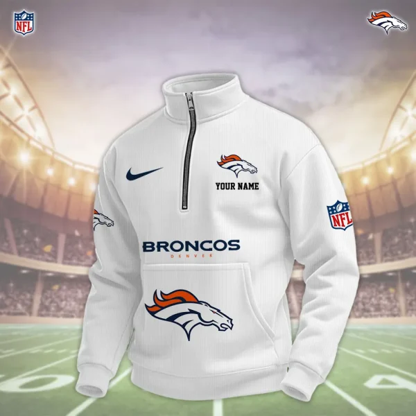 Denver Broncos Pullover Half Zipper - Image 2