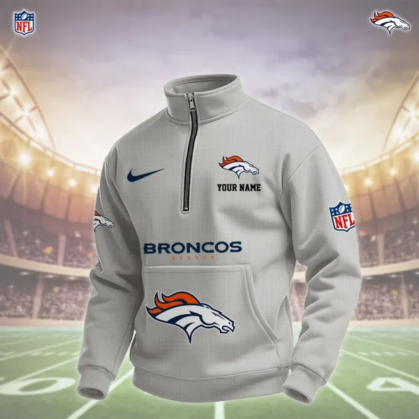 Denver Broncos Pullover Half Zipper - Image 4