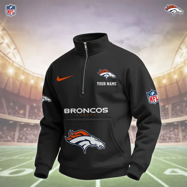 Denver Broncos Pullover Half Zipper - Image 5