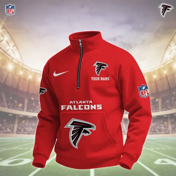 Atlanta Falcons Pullover Half Zipper - Image 7