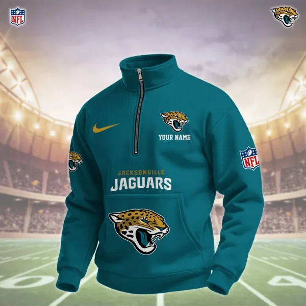Jacksonville Jaguars Pullover Half Zipper - Image 7