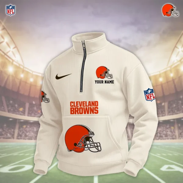 Cleveland Browns Pullover Half Zipper