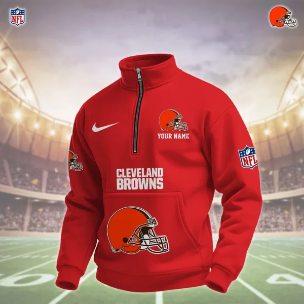 Cleveland Browns Pullover Half Zipper - Image 6