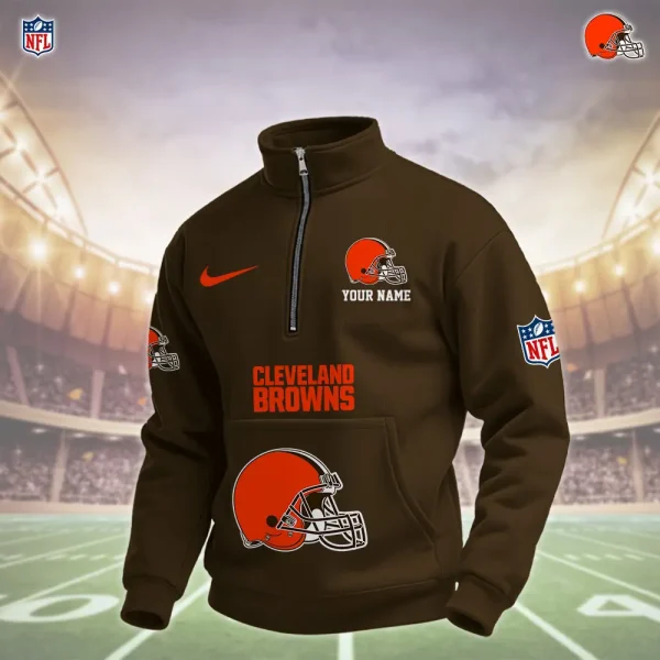 Cleveland Browns Pullover Half Zipper - Image 7