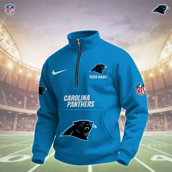 Carolina Panthers Pullover Half Zipper