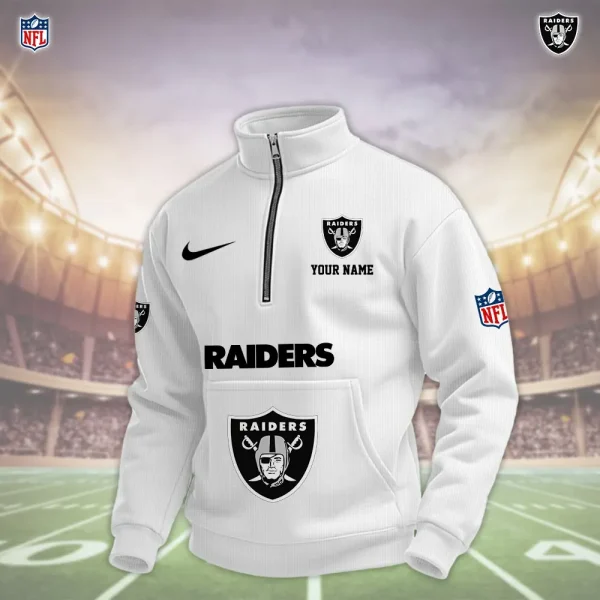 Las Vegas Raiders Pullover Half Zipper - Image 2