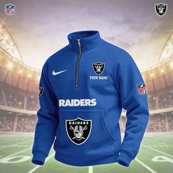 Las Vegas Raiders Pullover Half Zipper - Image 5