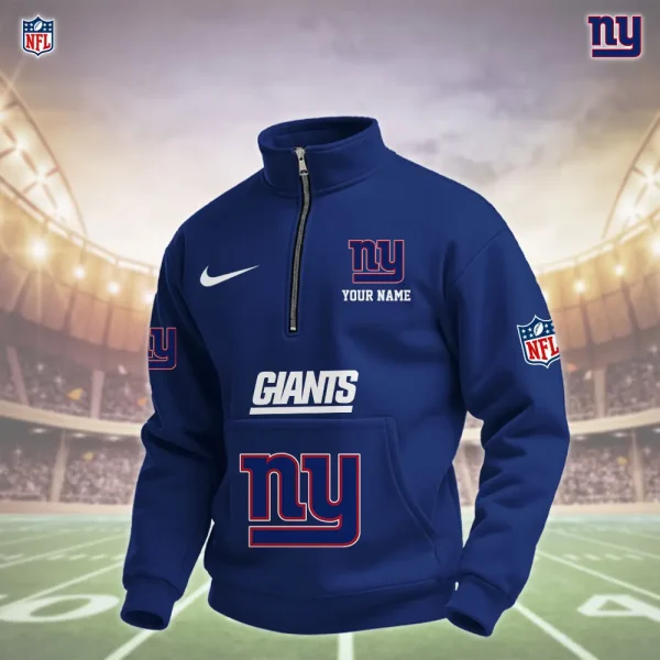 New York Giants Pullover Half Zipper