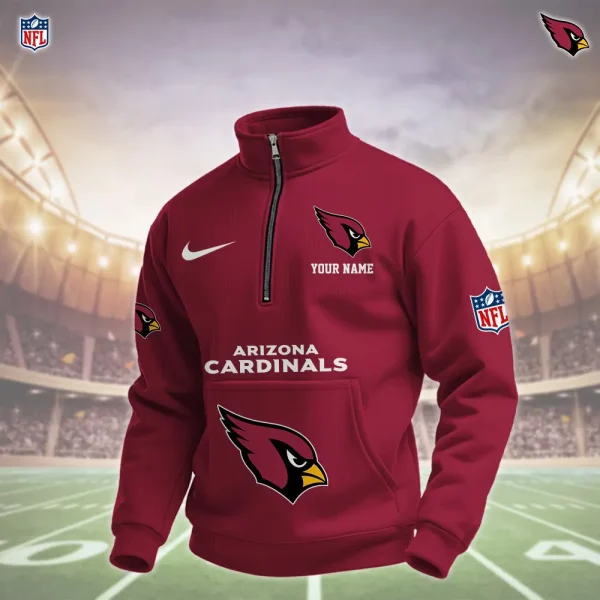 Arizona Cardinals Pullover Half Zipper