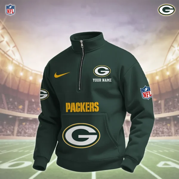 Green Bay Packers Pullover Half Zipper - Image 7