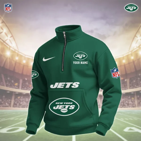 New York Jets Pullover Half Zipper