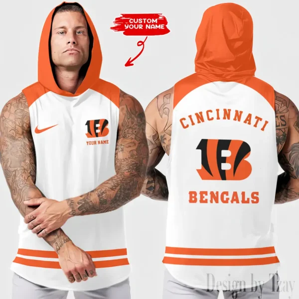 Cincinnati Bengals Sleeveless Pullover Hoodie Trending 2025 AZHTT242