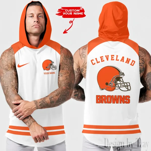 Cleveland Browns Sleeveless Pullover Hoodie Trending 2025 AZHTT243