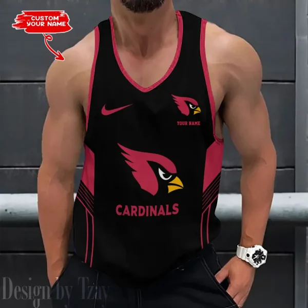 Arizona Cardinals 3D Printed Sleeveless Sport Tank Top Shirt New Style 2025 AZTTS139